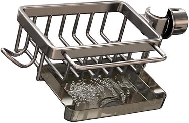 Тримач для губки для кухонного змішувача, сірий Generic