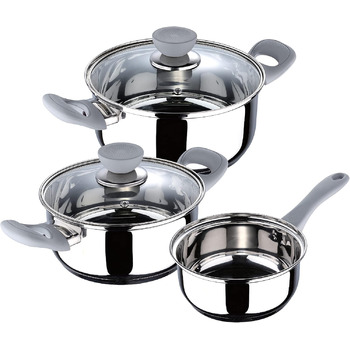 Набір каструль з нержавіючої сталі, 5 предметів Alexia San Ignacio