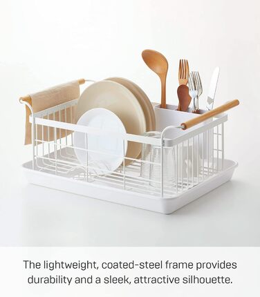 Підставка для посуду 47 х 33,5 х 20 см білий Drainer - Tosca YAMAZAKI