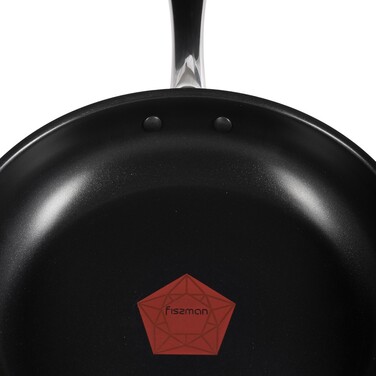 Сковорода Fissman FORCE 24x5 см с индукционным антипригарным дном алюминий (5465)