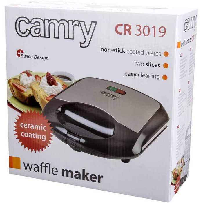 Вафельниця 700 Вт Adler CR 3019 Camry