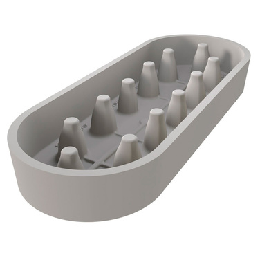 LUMIERE Набір силіконових форм 'cвітло' 219x89 h76 мм (1200 мл) + пластикова основа