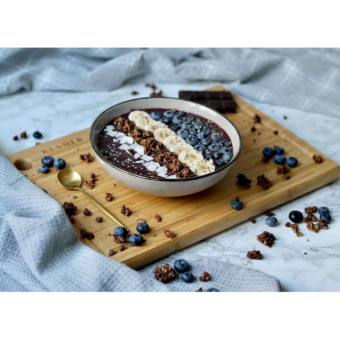 Доска разделочная бамбуковая 38 x 25 см Klamer