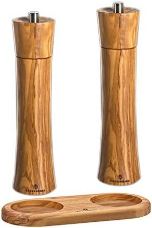 Млин для солі та перцю Zassenhaus Frankfurt 24 см з оливковою деревиною Mill Trivet