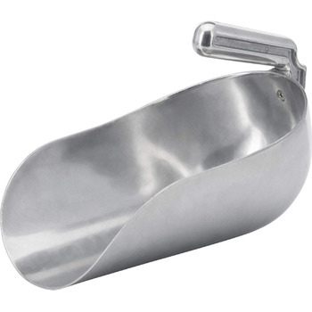 Лопата для корму/мішка/зважування/наповнення Westmark, з внутрішньою рукояткою, об'єм заповнення 2600 мл (приблизно 2000 г борошна), алюміній, магазин, срібло, 90312291