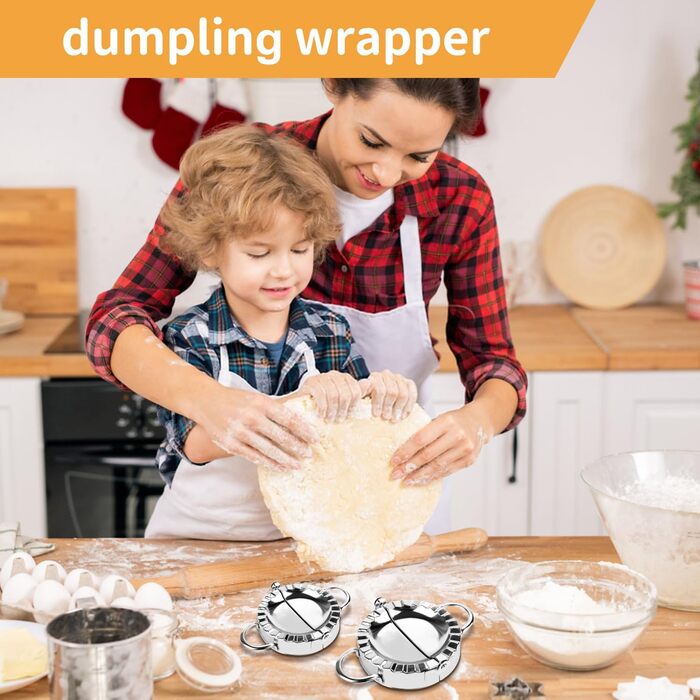 Приладка для вареників з 2 предметів з нержавіючої сталі Unvtap