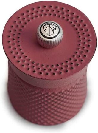 Ручная мельница для перца, классическая регулировка помола, высота чугун, 35402 (один размер, одинарный, матово-красный)