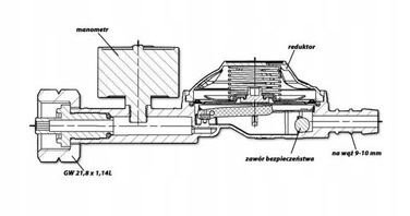 Редуктор с датчиком под ключ 7777270 Код: 010580