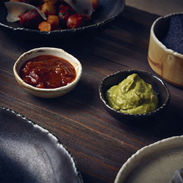 Соусник 60 мл, Terra Porcelain Roko Cinder Black, GenWare