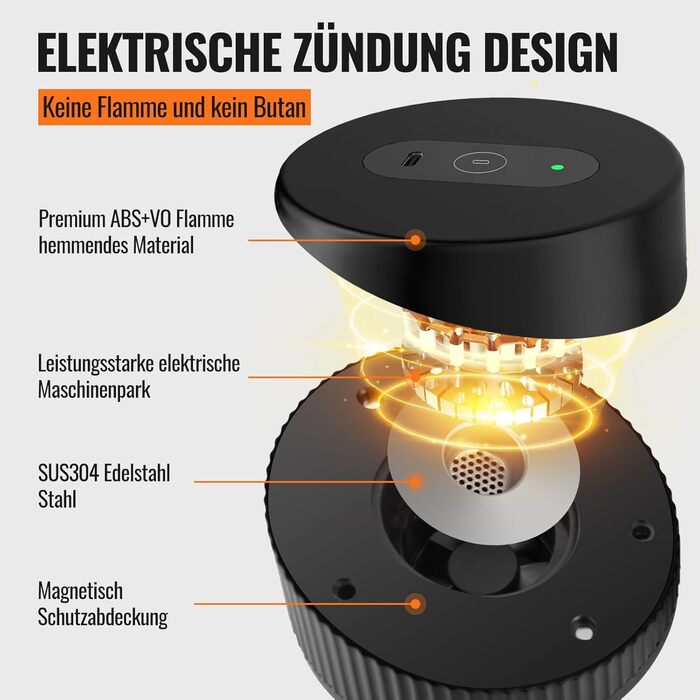 Набір для копчення коктейлів, 7 предметів Zilchx