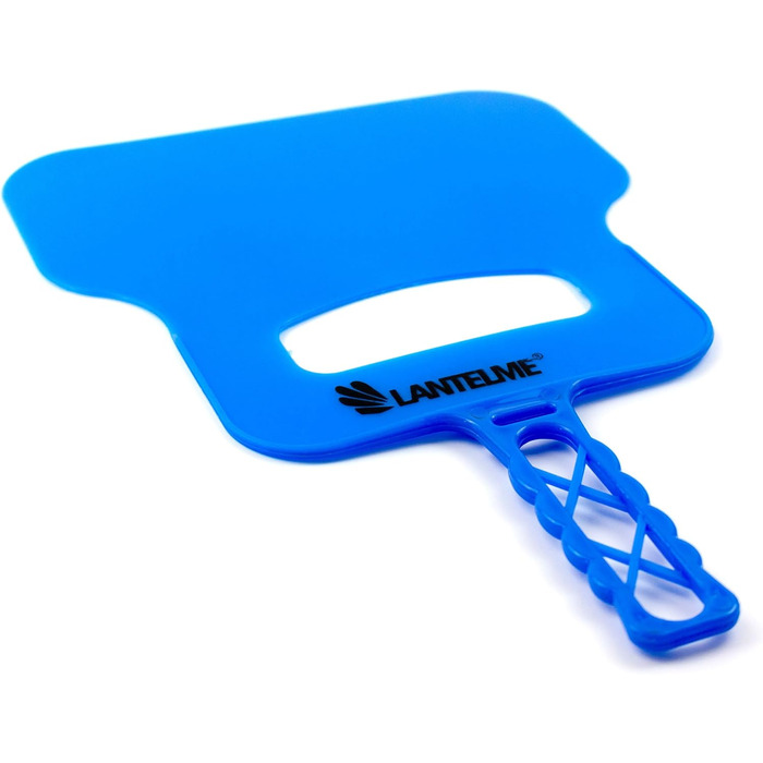 Лопатка-віяло для роздування вугілля 30 x 20 см, синій Lantelme