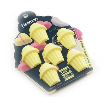 Форма для шоколаду та льоду Fissman 6 клітинки МАФІН 15x11,5 см (6692)