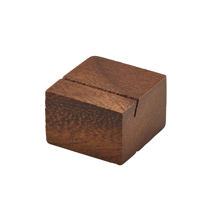 Меню-холдер 3*3*2 см, деревянный, акация, GenWare