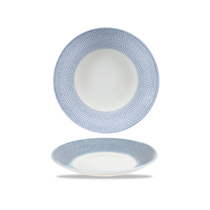 Набір з 12 глибоких тарілок 25,5 см Isla Ocean Blue OCISID251 Churchill