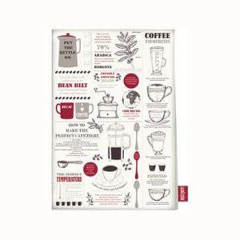 Рушник кухонний Built CreativeTops Coffee Facts, 100% бавовна