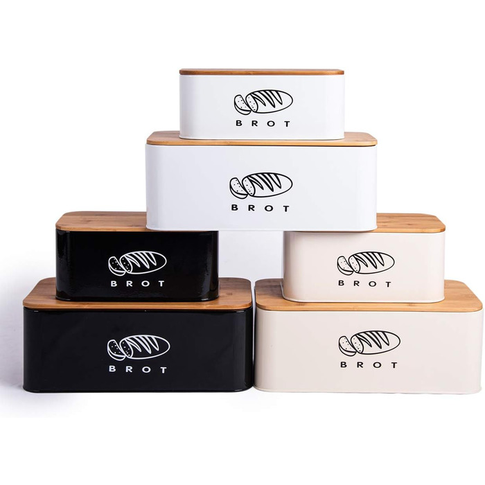 Хлібниця з кришкою 42 х 23 х 16 см бежевий Theo&Cleo