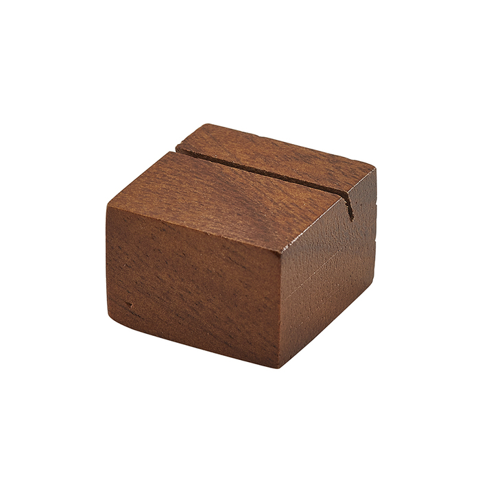Меню-холдер 3*3*2 см, деревянный, акация, GenWare