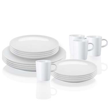 Столовий сервіз сімейний 16 предметів, білий Cucina Arzberg
