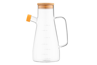 ARDESTO Пляшка для олії та оцту Midori, 650мл, боросилікатне скло, прозорий