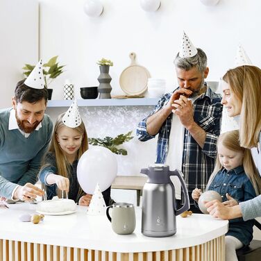 Термос-кавник 2 л, сріблястий Ideus