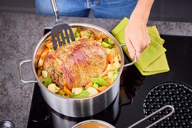 Жаровня 20 см із кришкою Basic Line Rosle