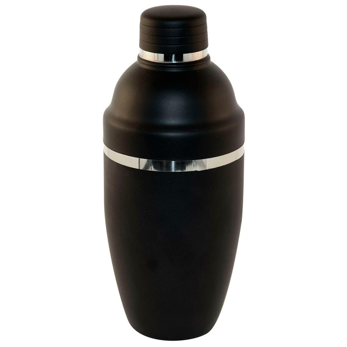 TIN06SB Шейкер чорний матовий 500 мл, сталь 18/10