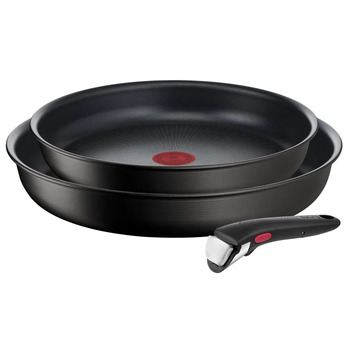 Tefal Ingenio Unlimited набор посуды, сменная ручка, 3 штуки, алюминий, бакелит, черный