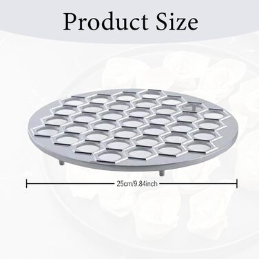 Форма для пельменів на 37 отворів, 25 см CYXZMYA