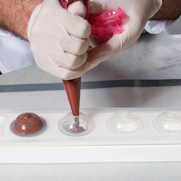 MUL3D/ 58A+B Форма силіконова для тістечок з кришкою та підставкою d 58 мм, 100 мл