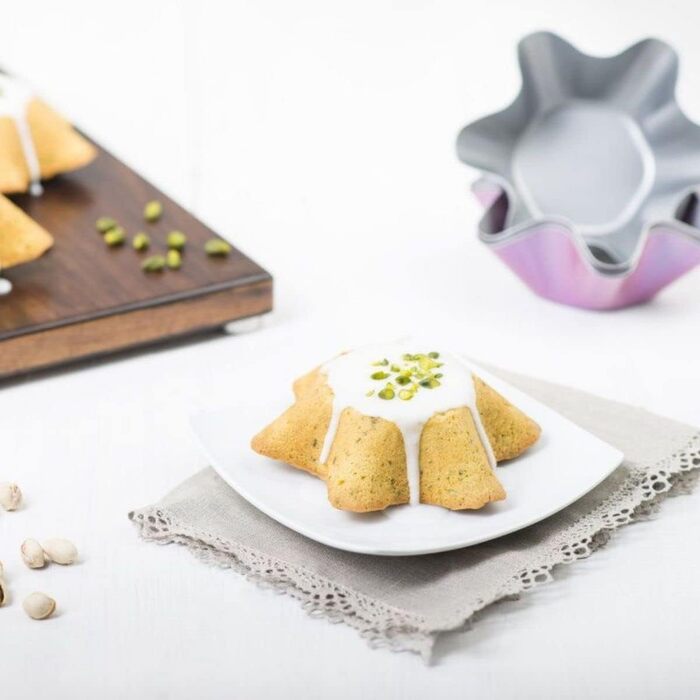 Творча студія Zenker Z7480 Ø 26 см, форма для випічки з плоским дном, кругла форма для торта з антипригарним покриттям, креативна випічка (колір рожевий, сріблястий), кількість (форми для випічки)