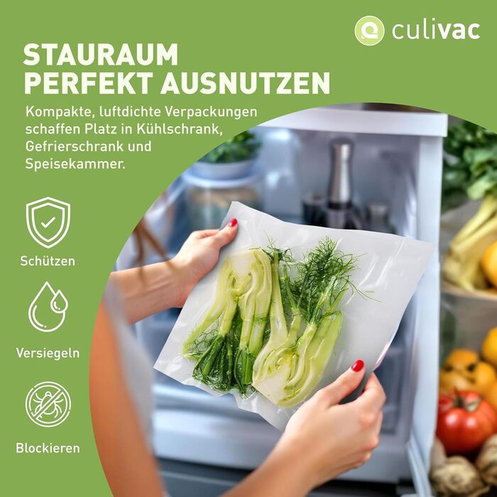 Рулони плівки 2 предмета 28 x 600 см culivac