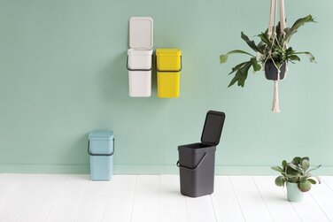 Відро для сміття 12 л біле Sort Go Brabantia