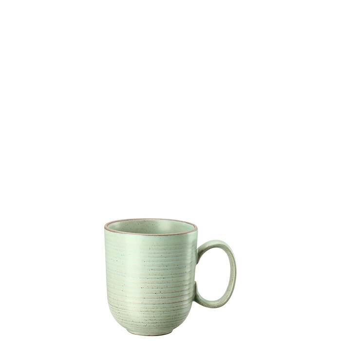 Чашка з ручкою 0,4 л, зелена Nature Leaf Thomas