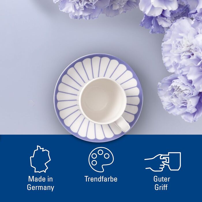 Чашка для еспресо 70 мл, синій Fleur Villeroy & Boch