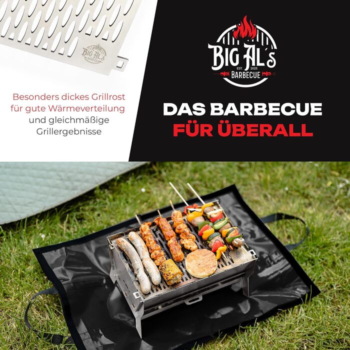 Складний гриль для барбекю BigAL's BBQ