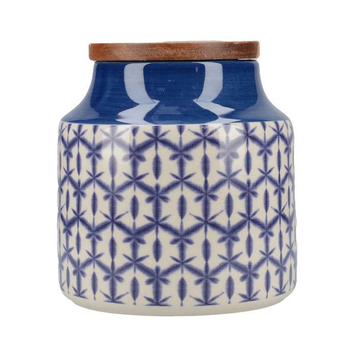 Банка Mikasa для зберігання Drift Blue, кераміка, 900 мл