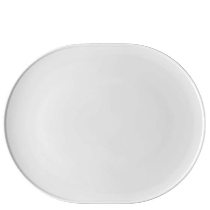 Блюдо овальне 33х26 см, біле ONO Weiß Thomas