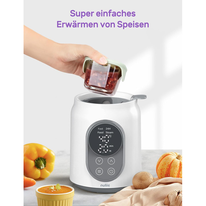 Електричний підігрівач дитячих пляшечок 6 в 1, 220 Вт Nuliie