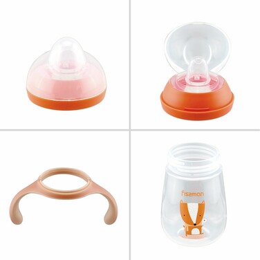 Бутылка для кормления Fissman 260 мл с ручками (6907)