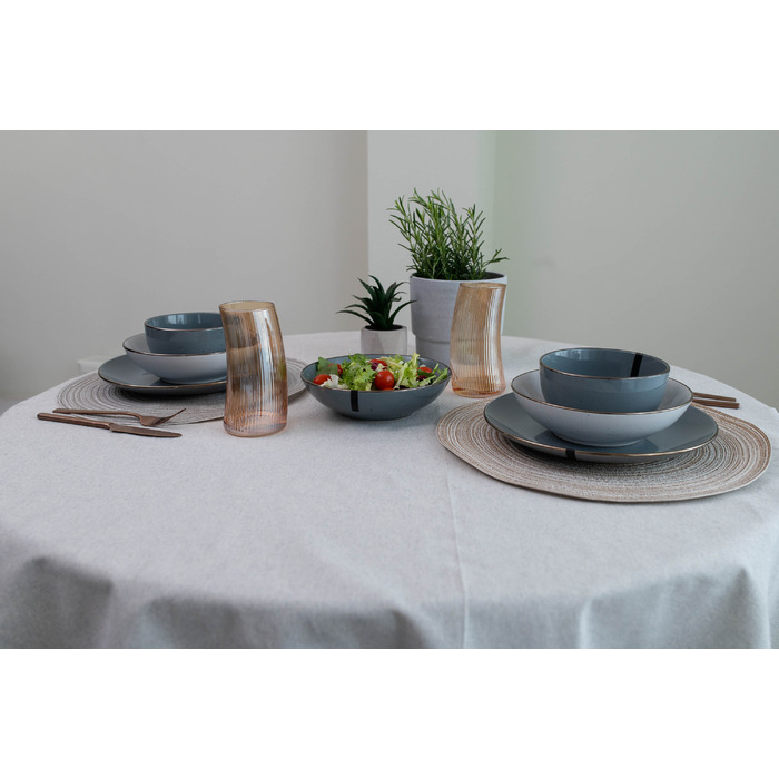 ARDESTO Салатник Bagheria, 14 см, Grey, кераміка