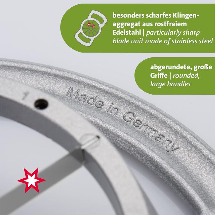 Дровокол для яблук і груш Westmark/Fruit Corer, ø 9 см, алюміній/нержавіюча сталь, срібло 51102260 (Divisorex Special)