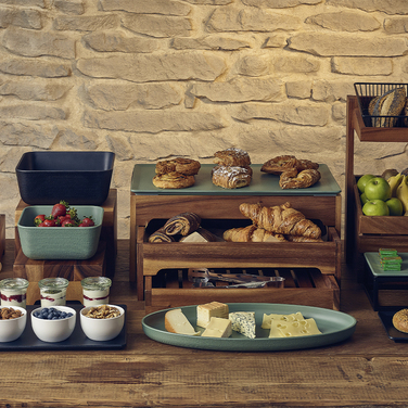 Страва для торта 33*8 см, акація, Genware