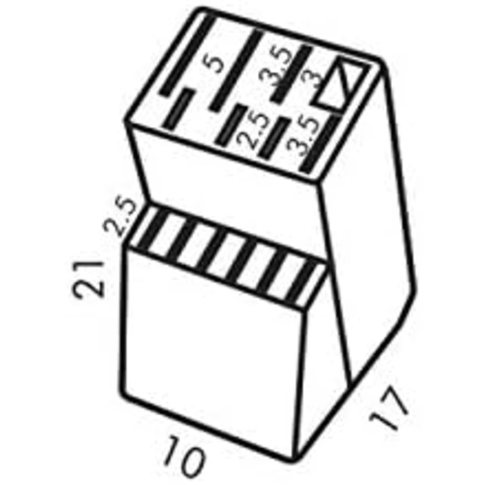 Блок для 13 ножів Tescoma