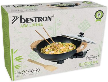 Электрический вок с бамбуковыми ручками 5 л., 1500 Вт Bestron