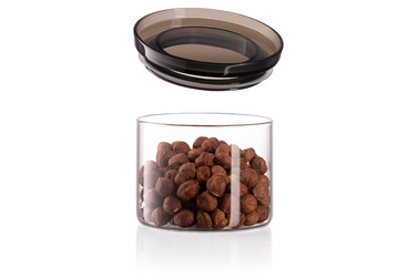 ARDESTO Storage Jar Fresh, 380мл, стекло, пластик, прозрачный