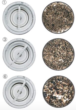 Черная/буковая древесина Фрезерная головка из древесины дуба с бесступенчатой регулировкой высокопроизводительной керамической шлифовальной машины Мельница для специй для перца 14 см, Ø 5,4 см (Белый/Дуб)