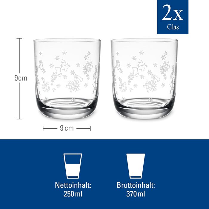 Набір з 2 склянок для води 250 мл Toy's Delight Villeroy & Boch