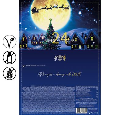 Набір із 24 спецій в подарунковій упаковці у вигляді адвент-календаря Hallingers