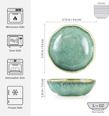 Порцелянові миски для соусу 6 шт HENXFEN LEAD