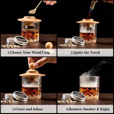 Набір для копчення коктейлів 13 предметів Jettory